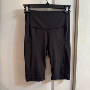 Athleta Ultimate Stash 9” Biker Shorts Black XS